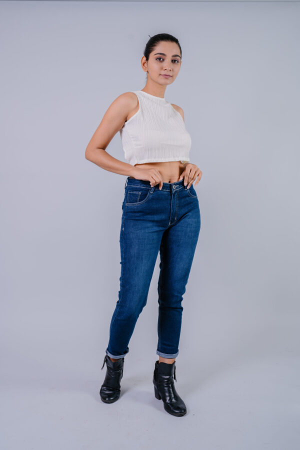 Womens Blue Skinny