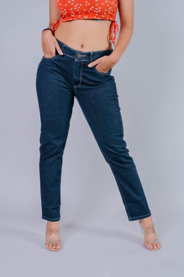 Timeless Craftsmanship: Mid Rise Selvedge Straight Leg Jeans