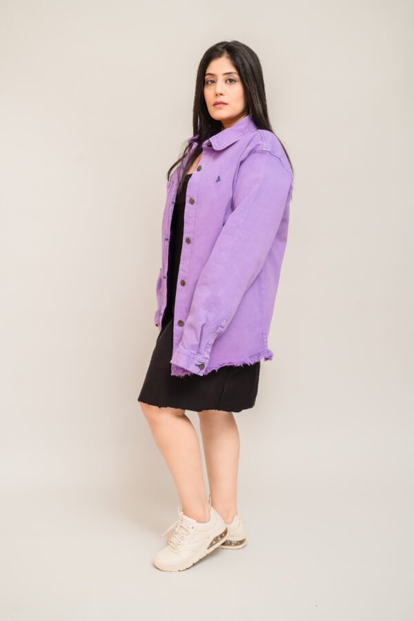 Urban Stealth Purple Denim Jacket