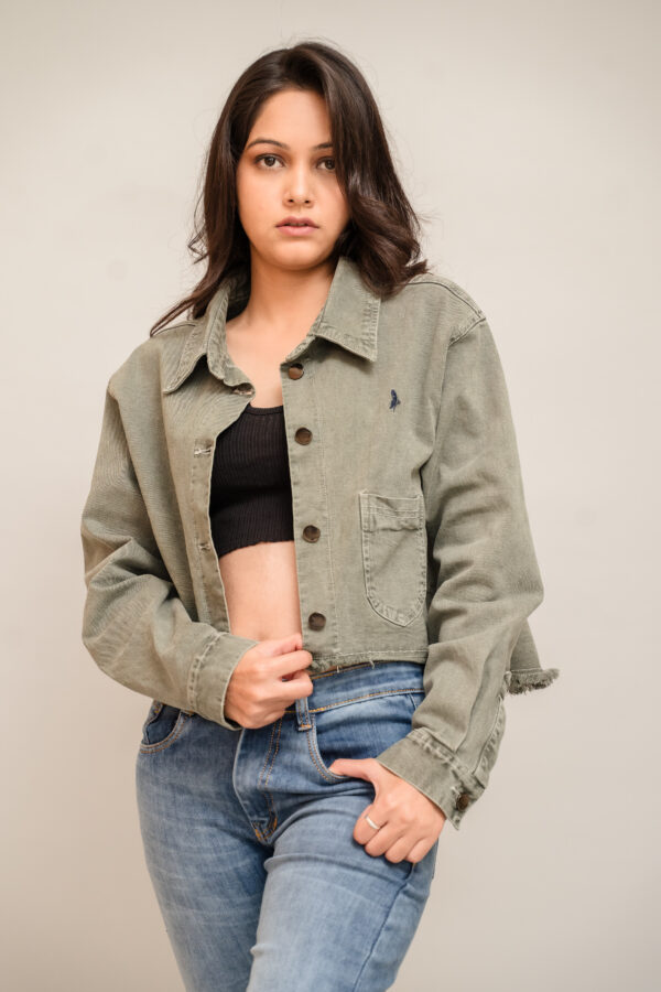 Fern Fringe Stylish Denim Jacket